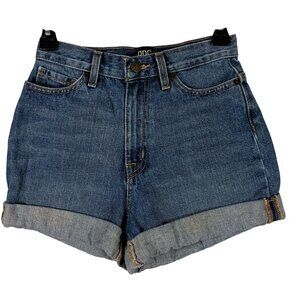 BDG Urban Outfitters Mom High Rise Denim Shorts Womens 24 Blue Retro 90s